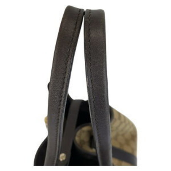 GUCCI Beige Brown GG Tote Bag - Picture 7 of 9